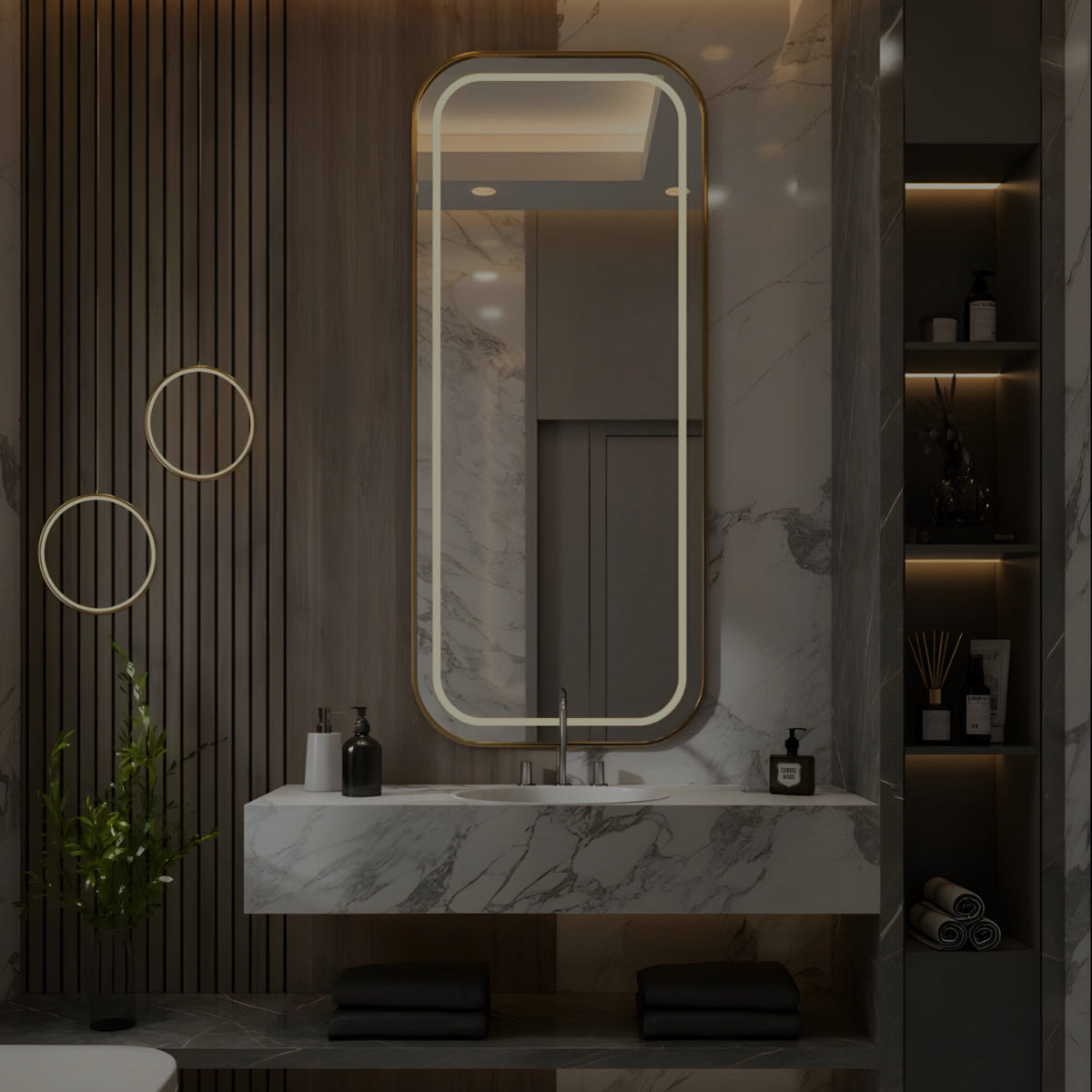 AURORA || STAINLESS STEEL || LED LIGHTING