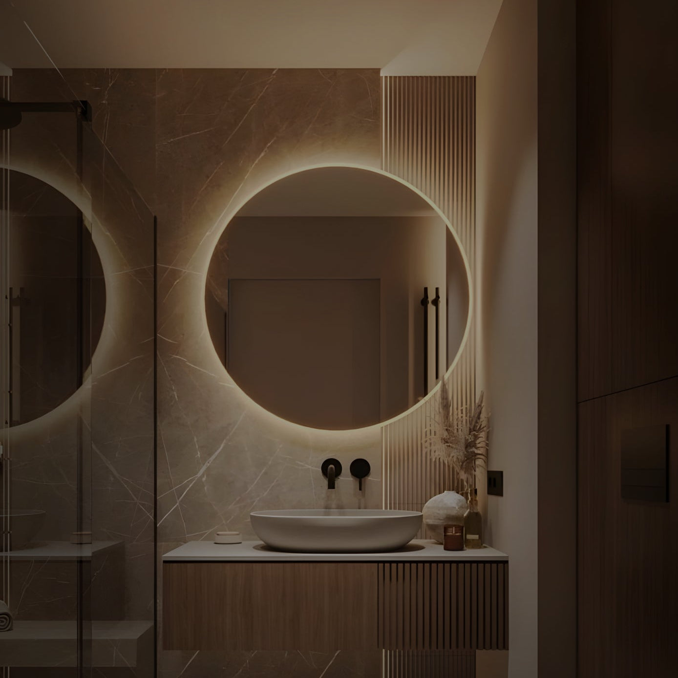 HALO BACKLIT LED MIRROR